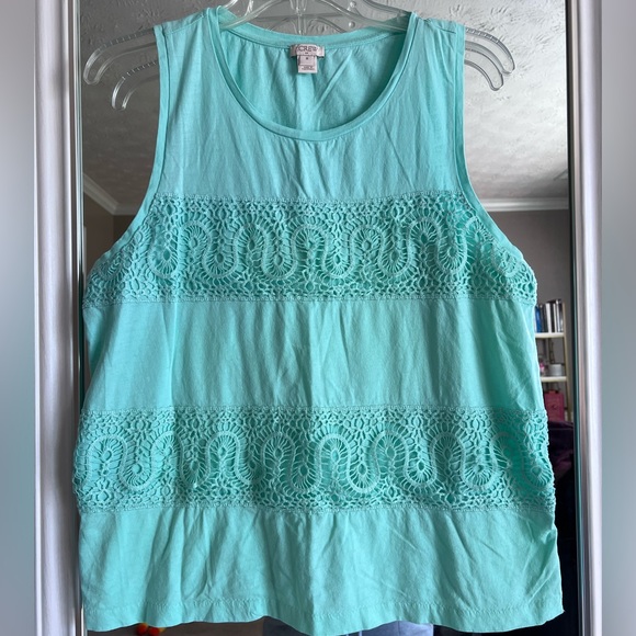 J.Crew Factory Mint Tank Top - Picture 1 of 6